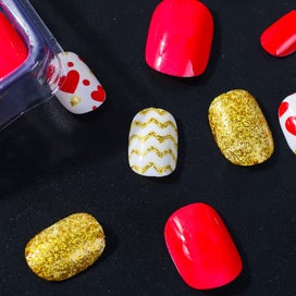 Listing 5 of 7 for 120Pcs Candy Child Nail Tips Kids False Nail Girls Cartoon Press on