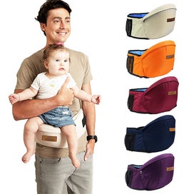 Listing 3 of 7 for New Design Waist Stool Walkers Baby Sling Hold Waist Belt Backpack