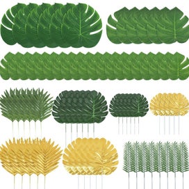 Listing 3 of 7 for Artificial Tropical Palm Leaves Hawaiian Luau Safari Jungle Party