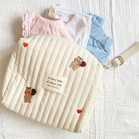 Listing 3 of 7 for Diaper Bag Baby Pram Stroller Bags Organizer Bear Embroidery
