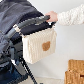 Listing 7 of 7 for Diaper Bag Baby Pram Stroller Bags Organizer Bear Embroidery