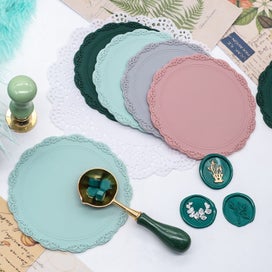 Listing 4 of 7 for Sealing Wax Silicon Pad Wax Seal Stamps Mold Stamp Making Backing