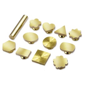 Listing 3 of 7 for Blank Copper Stamp Head Irregular Round Heart Shape For Seal Fire