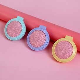 Listing 6 of 7 for Portable Round Pocket Small Travel Massage Folding Comb Girl Hair