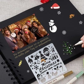 Listing 9 of 10 for 80 Pages Scrapbook Photo Album, DIY Craft Paper Photo Book , DIY Handmade Album