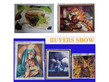 Listing 4 of 10 for Meian Cross Stitch Embroidery Kits 11ct Santa Claus Cotton Thread Painting Diy