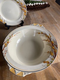 Listing 4 of 7 for Vintage Crown Ducal 'Pussy Willow' bowl and dish! Circa 1933!