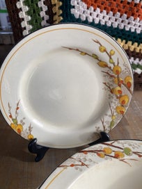 Listing 3 of 7 for Vintage Crown Ducal 'Pussy Willow' bowl and dish! Circa 1933!