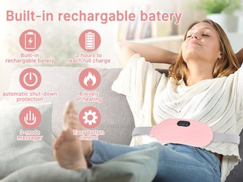 Listing 2 of 13 for Portable Menstrual Heating Pad Massager Pain Relief NZ Clearance