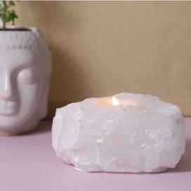 Listing 3 of 3 for Clear Quartz Tealight Holder