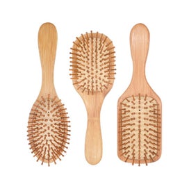 Listing 4 of 6 for Premium Wooden Bamboo Hair Brush Improve Hair Growth Wood hairbrush