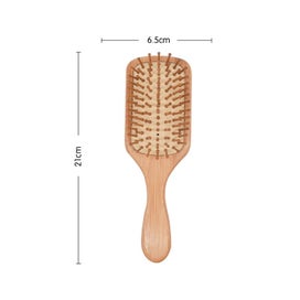 Listing 6 of 6 for Premium Wooden Bamboo Hair Brush Improve Hair Growth Wood hairbrush