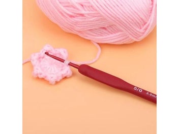 Listing 6 of 11 for Silicone Crochet Hooks Set Needle Handle Frosted Aluminum Handmade DIY Hook