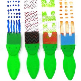 Listing 4 of 5 for 21pcs Kids Art Flower Sponge Brushes For Painting Fun Painting Sets