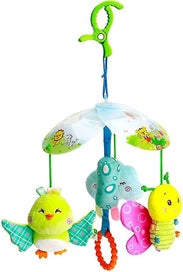 Listing 1 of 4 for Baby Hanging Rattle Toys, Car Seat Stroller Toys, Newborn Soft Crib Plush Toy Wi