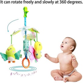 Listing 4 of 4 for Baby Hanging Rattle Toys, Car Seat Stroller Toys, Newborn Soft Crib Plush Toy Wi