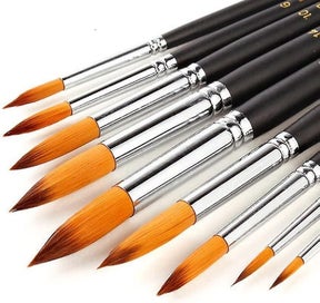 Listing 1 of 5 for 9pcs Acrylic Paint Brushes,watercolor Brushesoil Paint Brush, Gouache Brush