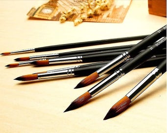 Listing 2 of 5 for 9pcs Acrylic Paint Brushes,watercolor Brushesoil Paint Brush, Gouache Brush