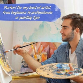 Listing 3 of 5 for 9pcs Acrylic Paint Brushes,watercolor Brushesoil Paint Brush, Gouache Brush