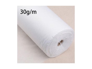 Listing 4 of 16 for 5 Meters/lot * 1meter Lightweight Non-Woven Fusible Interlining Fabric 30g/m