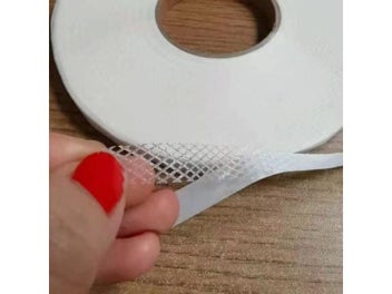 Listing 4 of 10 for White Double-Sided Hot Melt Adhesive Mesh Tape 9meter For DIY Sewing