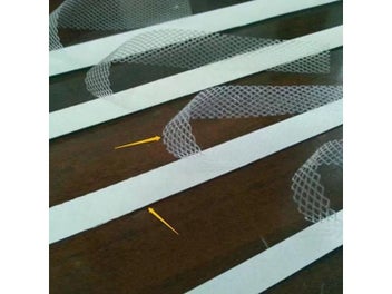 Listing 5 of 10 for White Double-Sided Hot Melt Adhesive Mesh Tape 9meter For DIY Sewing