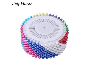Listing 3 of 10 for 120/200pcs Sewing Pins Pearl Head Straight Quilting For Sewing DIY