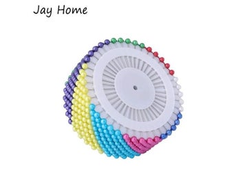 Listing 4 of 10 for 120/200pcs Sewing Pins Pearl Head Straight Quilting For Sewing DIY