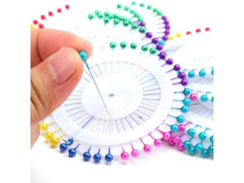 Listing 6 of 10 for 120/200pcs Sewing Pins Pearl Head Straight Quilting For Sewing DIY