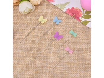 Listing 6 of 10 for 100Pcs/lot Sewing Accessories Patchwork Pin DIY Button Head Pins