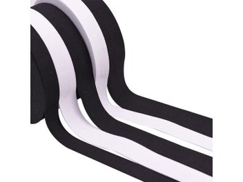 Listing 5 of 10 for 5 Yard Elastic Bands White Black 15-45mm For Clothes Sewing Craft