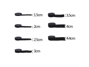 Listing 8 of 10 for 5 Yard Elastic Bands White Black 15-45mm For Clothes Sewing Craft