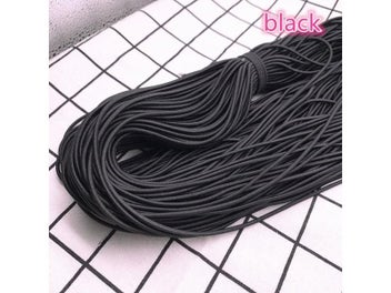 Listing 7 of 10 for 5yards 2mm/2.5mm High Elastic Round Elastic Band For Jewelry Making