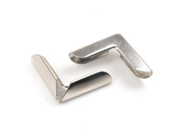 Listing 6 of 8 for Metal Corners For Books Scrapbooking Photo Albums Menus Corner Protectors Metal