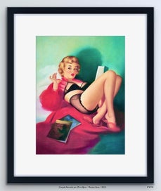 Listing 10 of 13 for Vintage 1950’s Pin-up Art by Elvgren | Vintage Wall Art | Framed Print 1/11