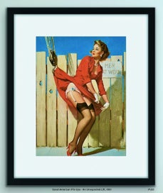 Listing 3 of 13 for Vintage 1950’s Pin-up Art by Elvgren | Vintage Wall Art | Framed Print 1/11