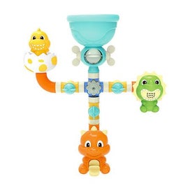 Listing 10 of 10 for Bath Toys For Kids,Bathroom Dinosaur Pipe Water Wheel Turning Fun Baby Playing I