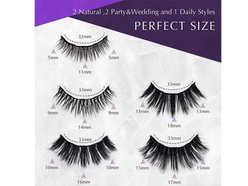 Listing 2 of 10 for Five Magnetic Eyelashes Eyeliner Tweezers Set NZ Clearance