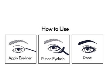 Listing 7 of 10 for Five Magnetic Eyelashes Eyeliner Tweezers Set NZ Clearance