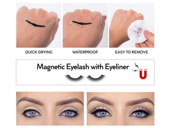 Listing 8 of 10 for Five Magnetic Eyelashes Eyeliner Tweezers Set NZ Clearance