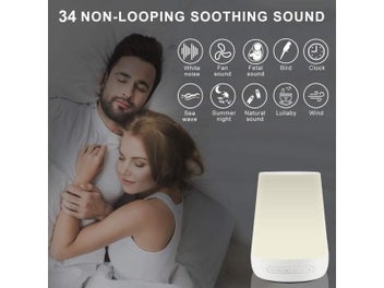 Listing 4 of 9 for Smart White Noise Baby Sleep Sound Machine With 34 Soothing Sounds APP Remote