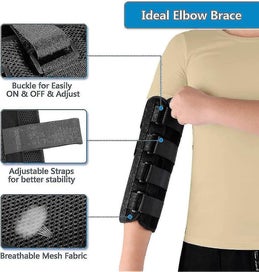 Listing 2 of 5 for Elbow Brace For Ulnar Nerve Entrapment Cubital Tunnel Elbow Support Splint(1 Pie