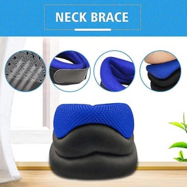 Listing 2 of 4 for Neck Brace Support Collar Cervical Collar Soft Neck Support Home Adjustable Size