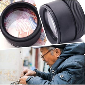 Listing 4 of 5 for 2 Pcs Magnifying Glass Portable Pocket Folding Magnifying Glass Desktop Reading