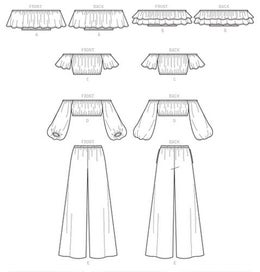 Listing 1 of 1 for McCalls Pattern 7757 Misses' Tops and Pants L-XL