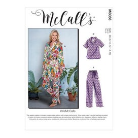 Listing 4 of 4 for McCalls Pattern 8056 #Iris - Misses' Robe Belt Tops