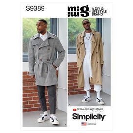 Listing 1 of 2 for Simplicity Pattern 9389 Men's Trench Coat BB (44-46-48-50-52)