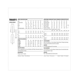 Listing 2 of 2 for New Look Pattern 6691 Misses' Slim Or Flared Pants A (6-8-10-12-14-16-18)