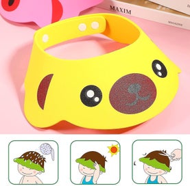 Listing 4 of 4 for 3pcs Baby Bathing Cap Adjustable Kids Shower Cap Shampoo Shower Protection
