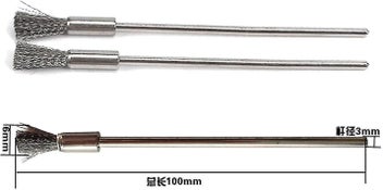 Listing 2 of 5 for 5pcs Stainless Steel Steel Wire Fine Cleaning Brush Wire Brush Pen Paint Removal